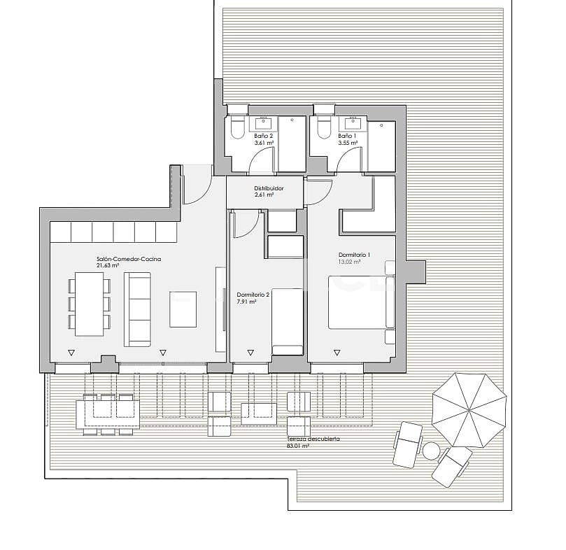Пентхаус в Михасе, Испания, 168 м² - фото 7
