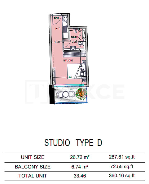 Апартаменты Дубайленд, ОАЭ, 34 м² - фото 14