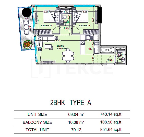 Апартаменты Дубайленд, ОАЭ, 79 м² - фото 16