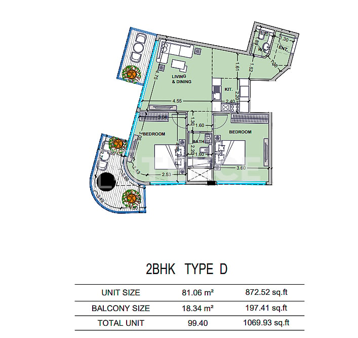 Апартаменты Дубайленд, ОАЭ, 79 м² - фото 18