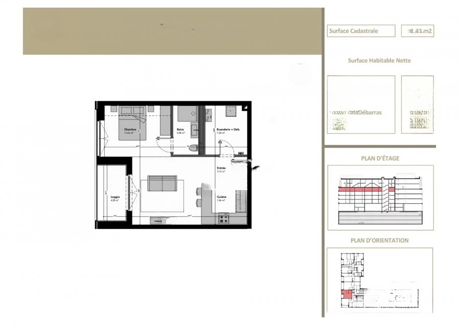 Квартира в Люксембурге, Люксембург, 51 м² - фото 4