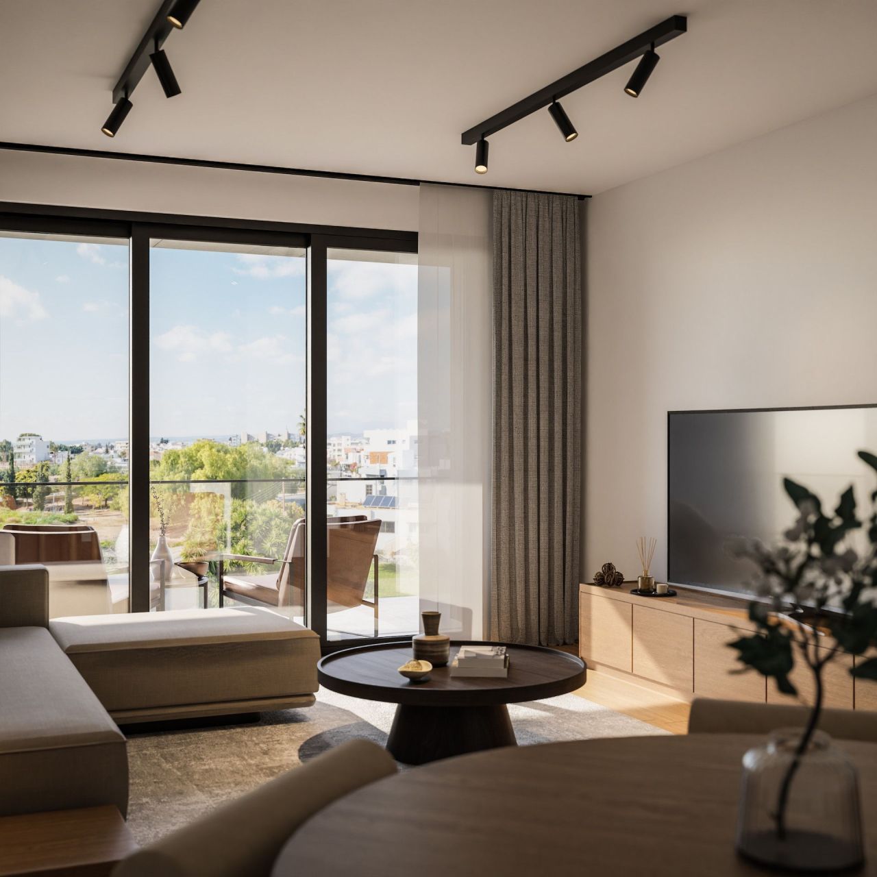 Апартаменты в Меса-Йитонии, Кипр, 67 м² - фото 1