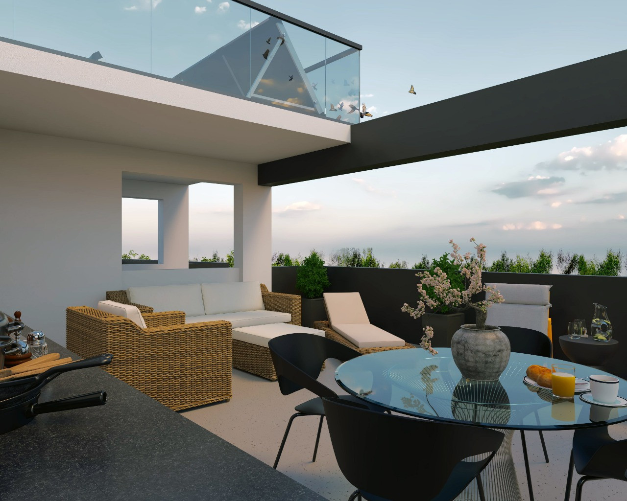 Апартаменты в Като-Полемидии, Кипр, 95 м² - фото 1