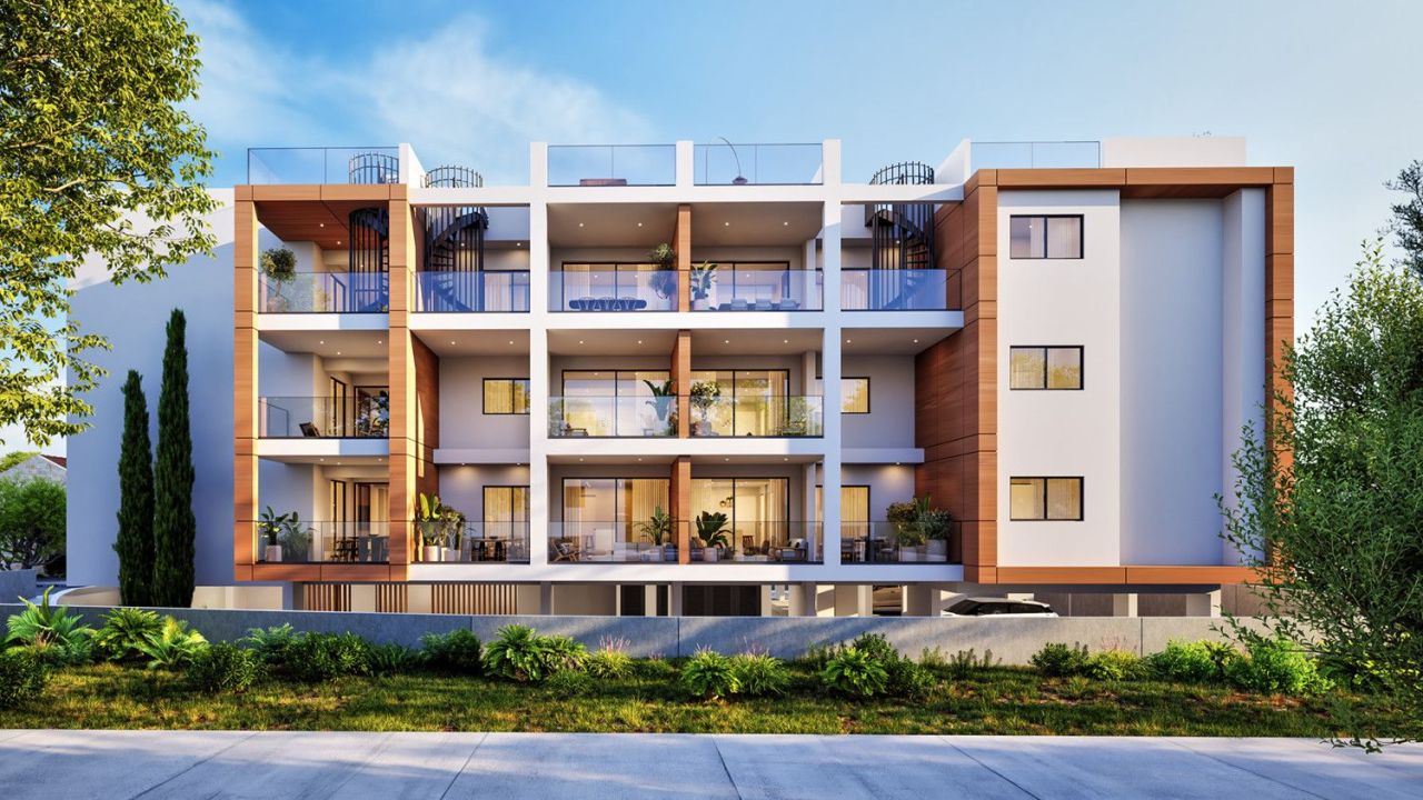 Апартаменты в Като-Полемидии, Кипр, 75 м² - фото 1