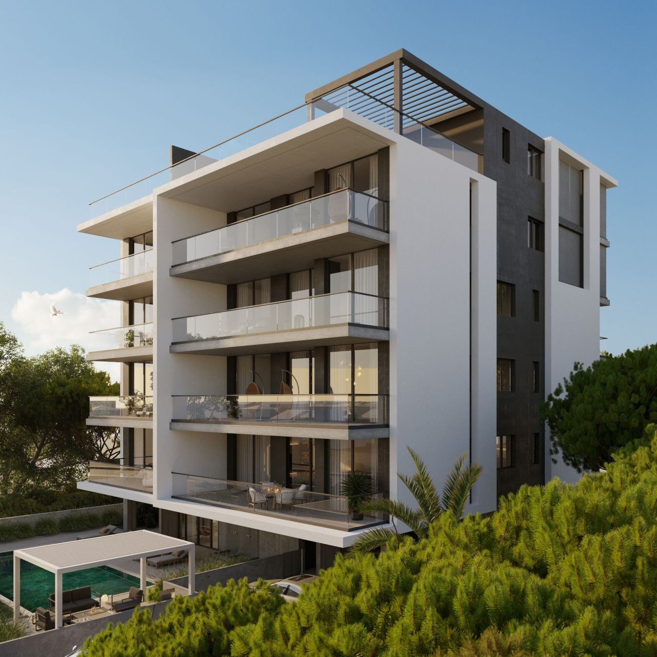 Апартаменты Potamos Germasogeias, Кипр, 47 м² - фото 1