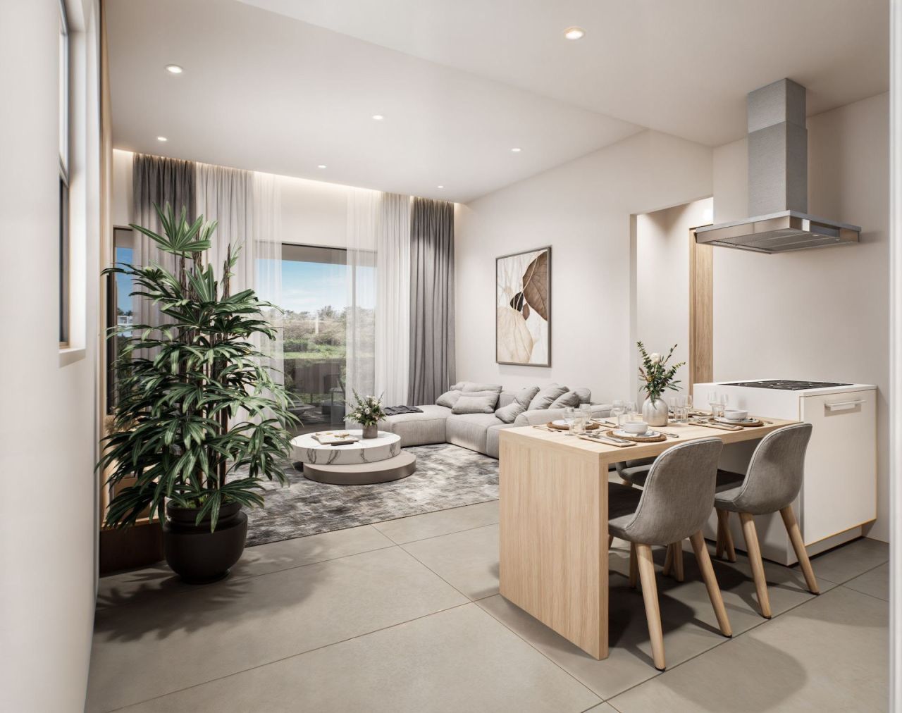 Апартаменты в Юниверсале, Кипр, 55 м² - фото 1