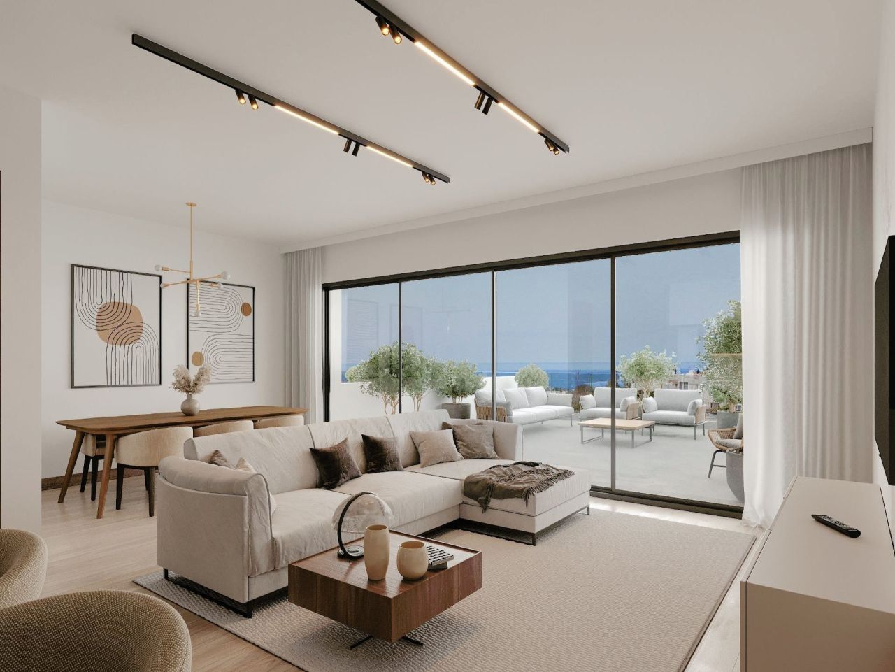 Апартаменты в Киссонерге, Кипр, 51 м² - фото 1