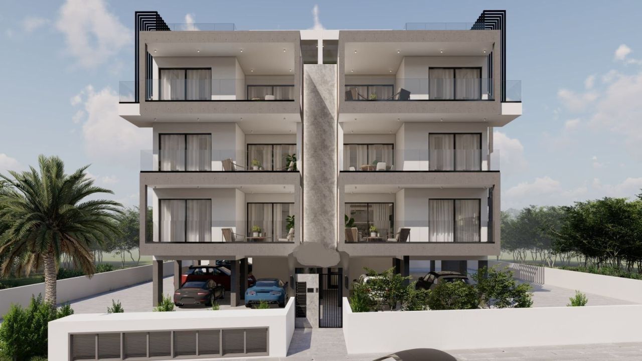 Апартаменты в Като-Полемидии, Кипр, 80 м² - фото 1