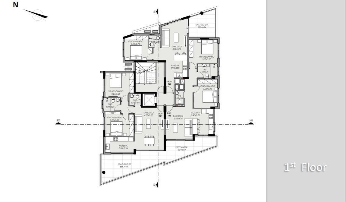 Апартаменты Zakaki, Кипр, 75.07 м² - фото 2