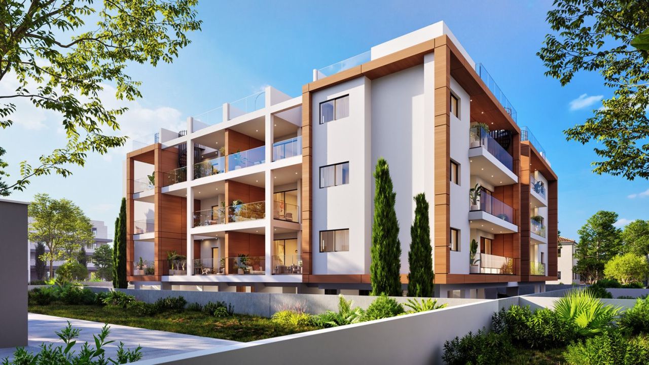 Апартаменты в Като-Полемидии, Кипр, 75 м² - фото 2
