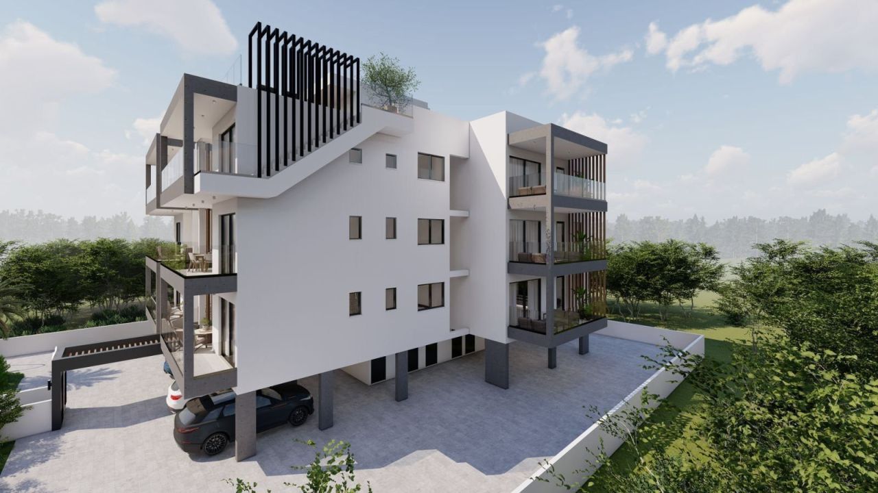 Апартаменты в Като-Полемидии, Кипр, 80 м² - фото 2