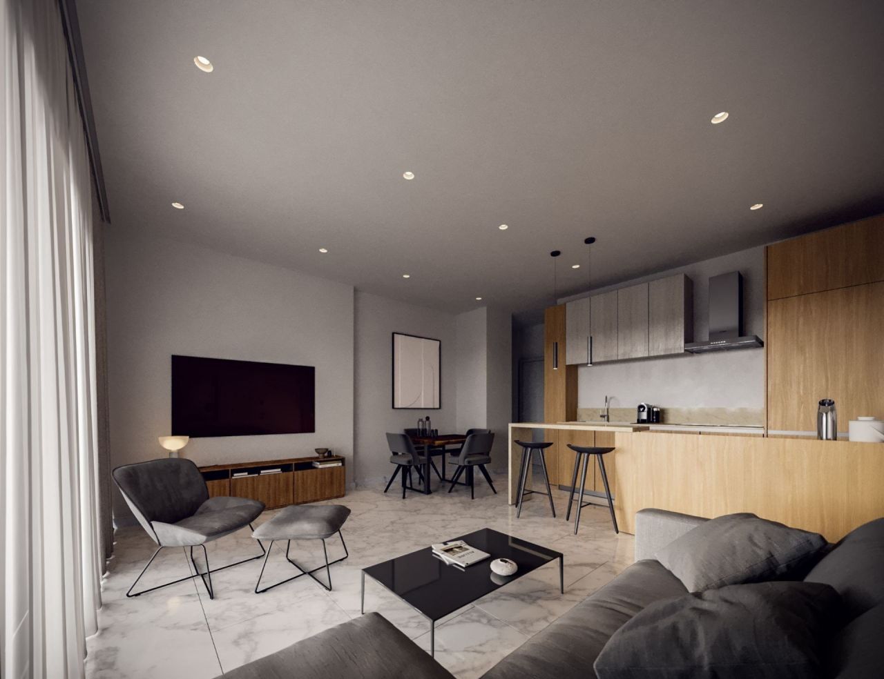 Апартаменты в Пафосе, Кипр, 75 м² - фото 3