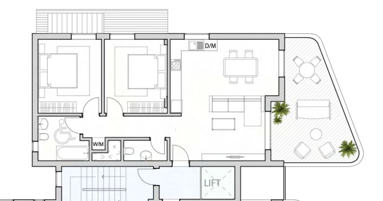 Апартаменты в Айос-Атанасиосе, Кипр, 87 м² - фото 2