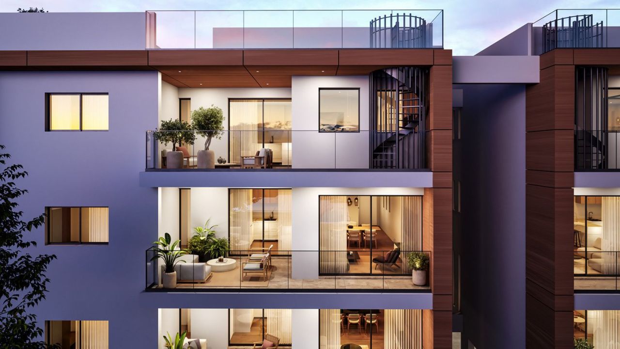 Апартаменты в Като-Полемидии, Кипр, 75 м² - фото 5
