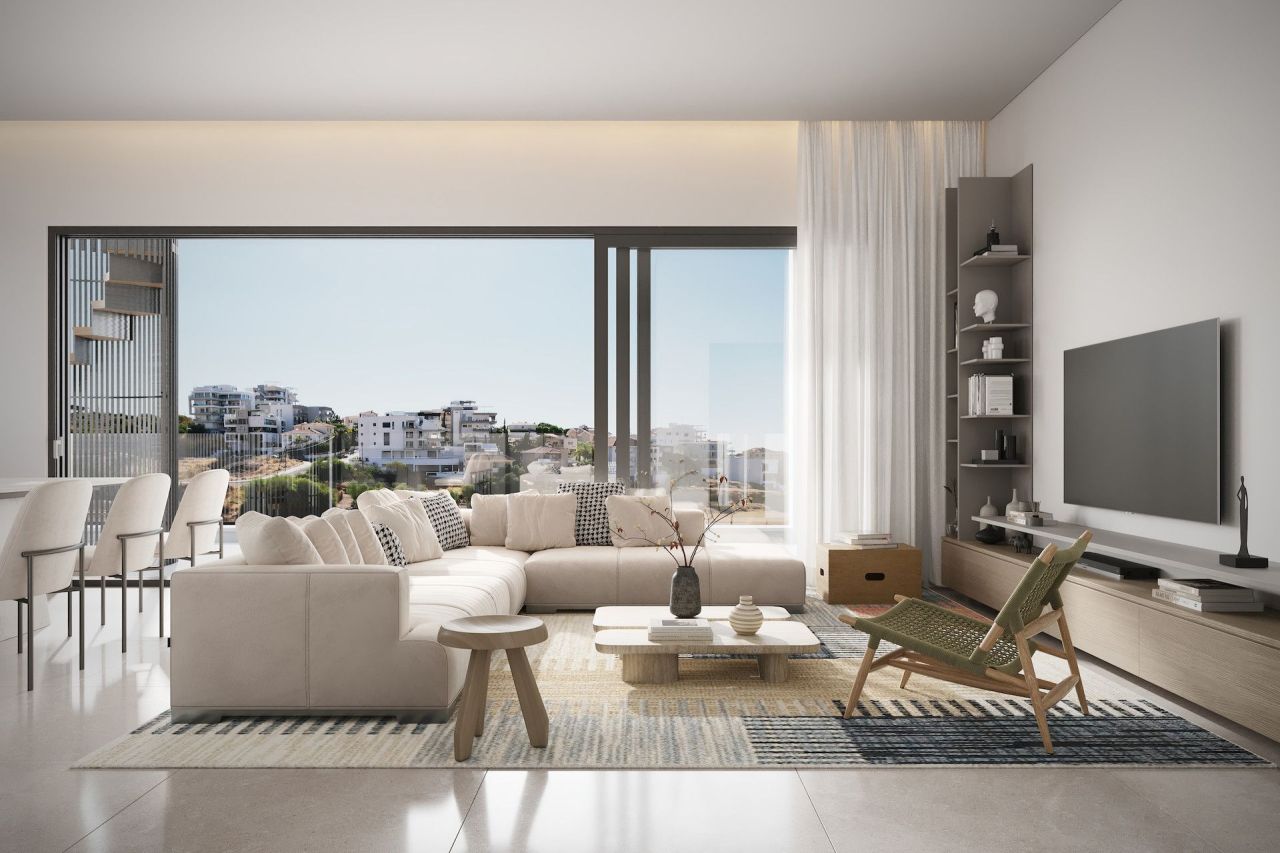 Апартаменты в Като-Полемидии, Кипр, 119 м² - фото 6