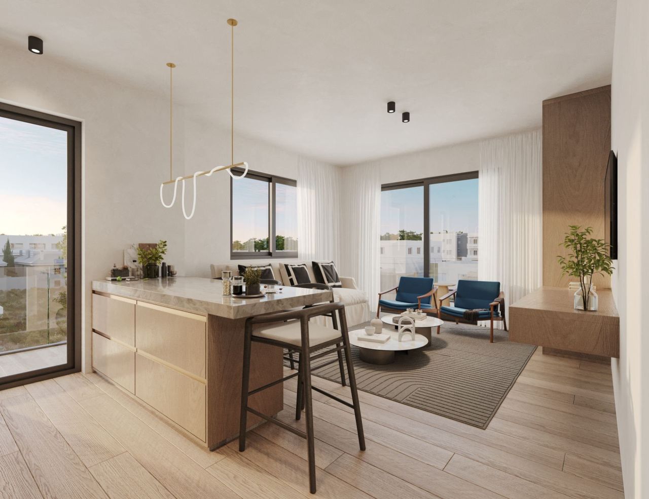 Апартаменты Zakaki, Кипр, 35 м² - фото 6