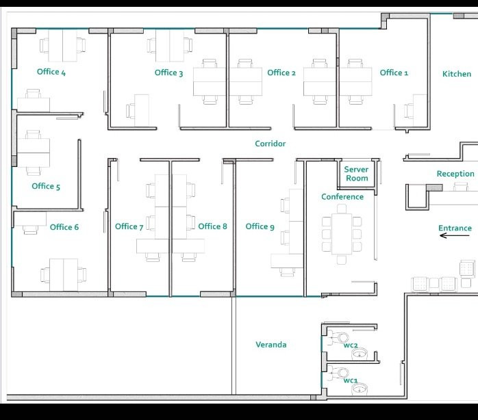 Офис Tsiflikoudia, Кипр, 220 м² - фото 7