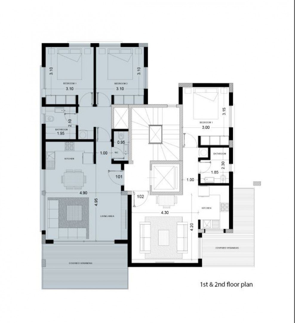 Апартаменты Agia Filaxi, Кипр, 75 м² - фото 7