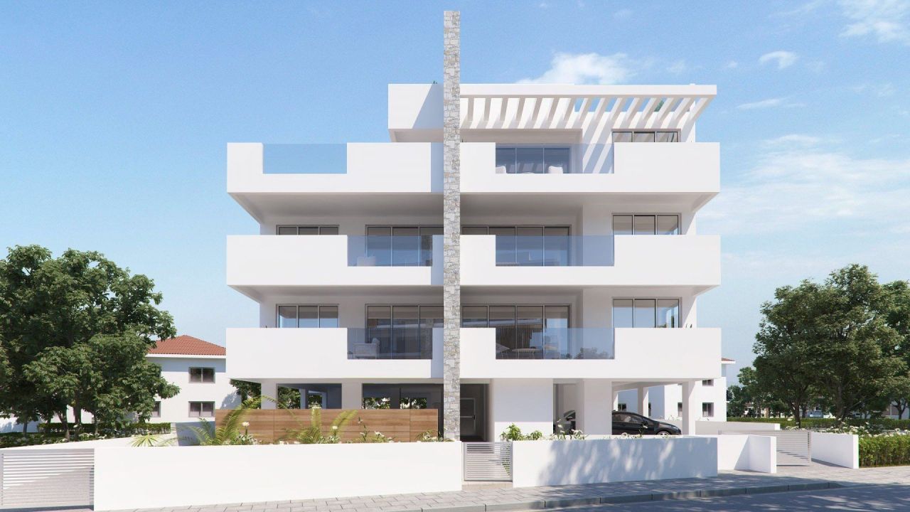 Апартаменты в Като-Полемидии, Кипр, 78 м² - фото 7
