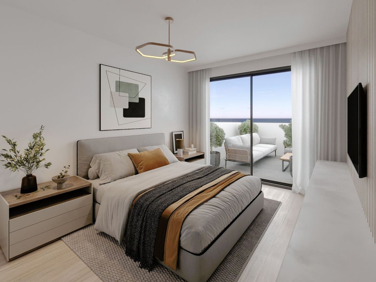 Апартаменты в Киссонерге, Кипр, 51 м² - фото 7
