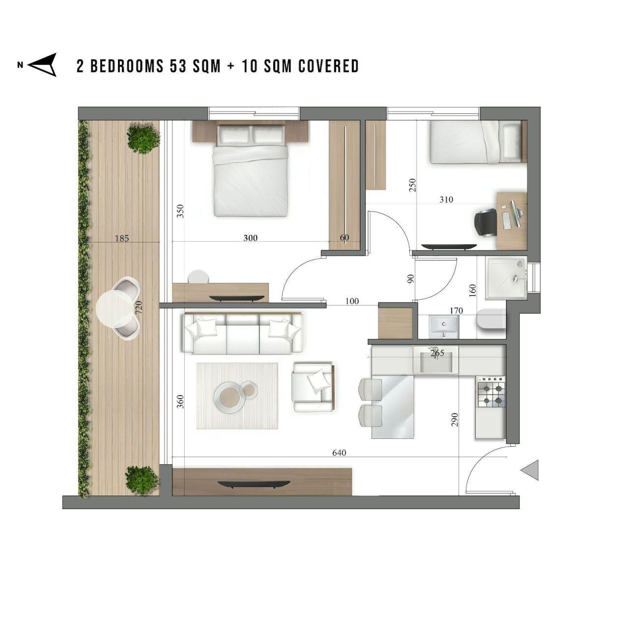 Апартаменты Agios Nicolaos, Кипр, 75 м² - фото 8