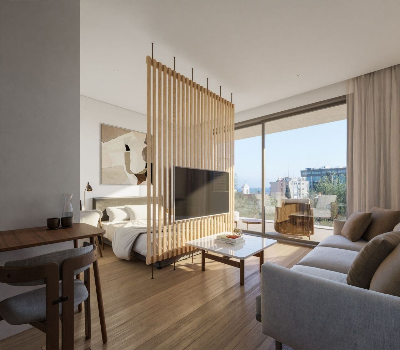 Апартаменты в Айия-Триасе, Кипр, 59 м² - фото 7