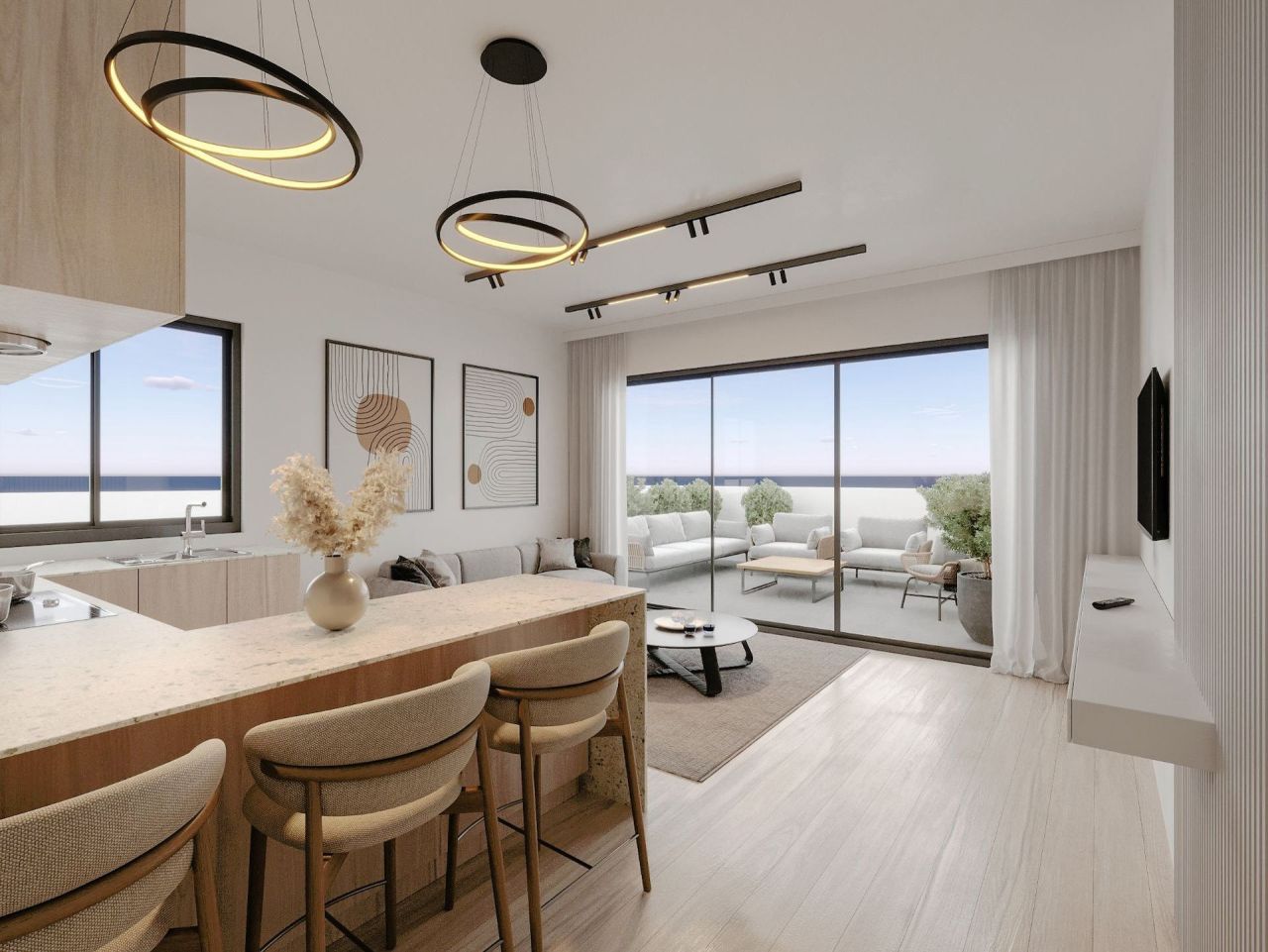 Апартаменты в Киссонерге, Кипр, 51 м² - фото 8