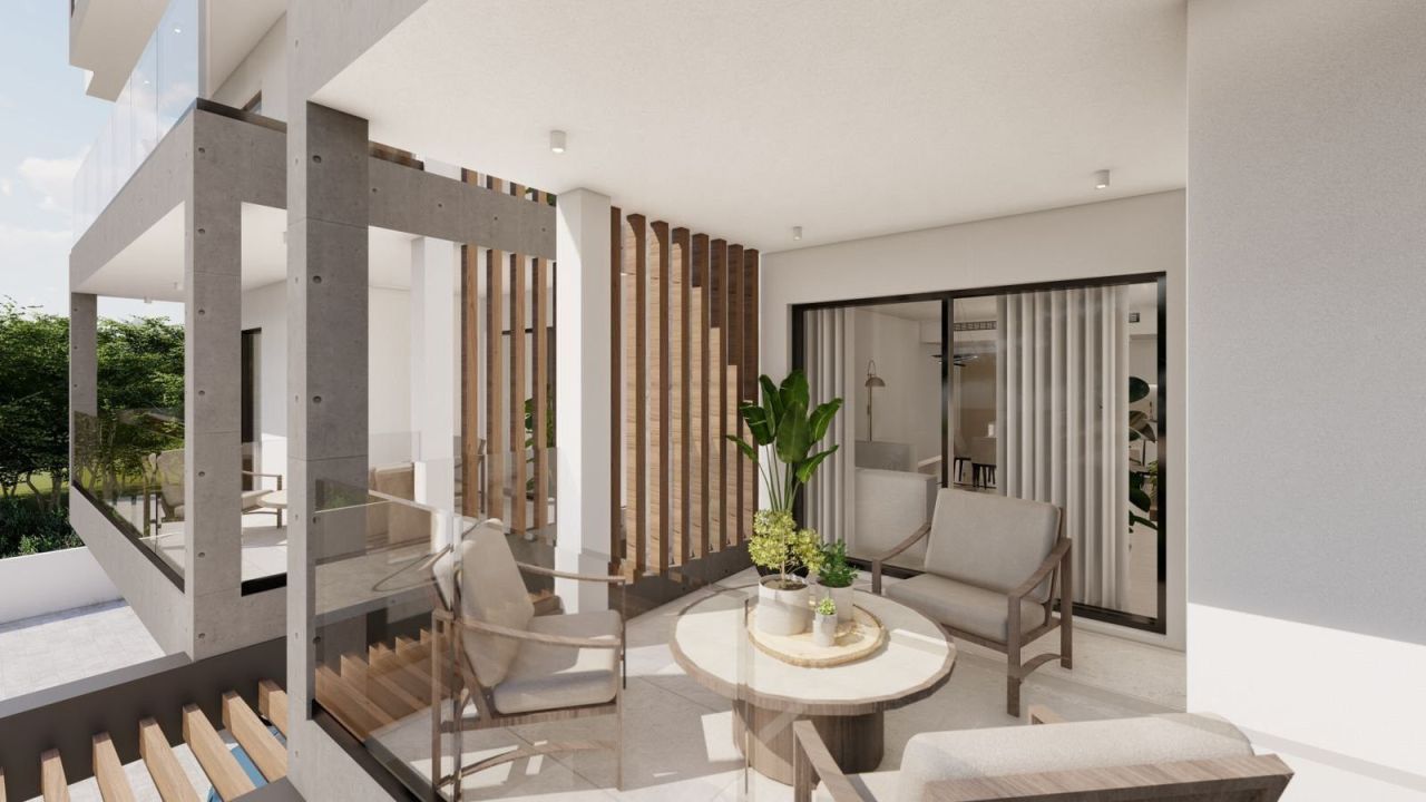 Апартаменты в Като-Полемидии, Кипр, 80 м² - фото 9