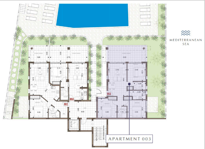 Апартаменты в Героскипу, Кипр, 124.4 м² - фото 7