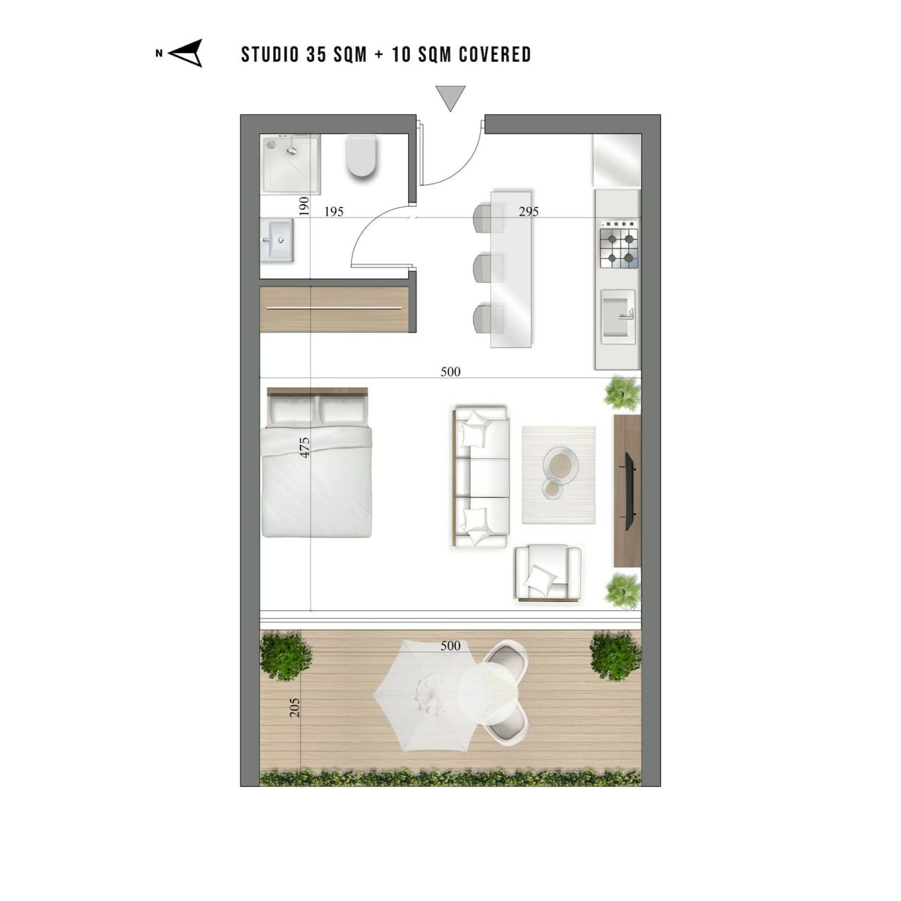 Апартаменты Agios Nicolaos, Кипр, 75 м² - фото 10