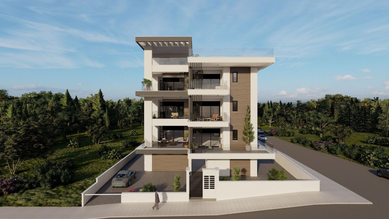 Апартаменты в Айос-Атанасиосе, Кипр, 115.6 м² - фото 9