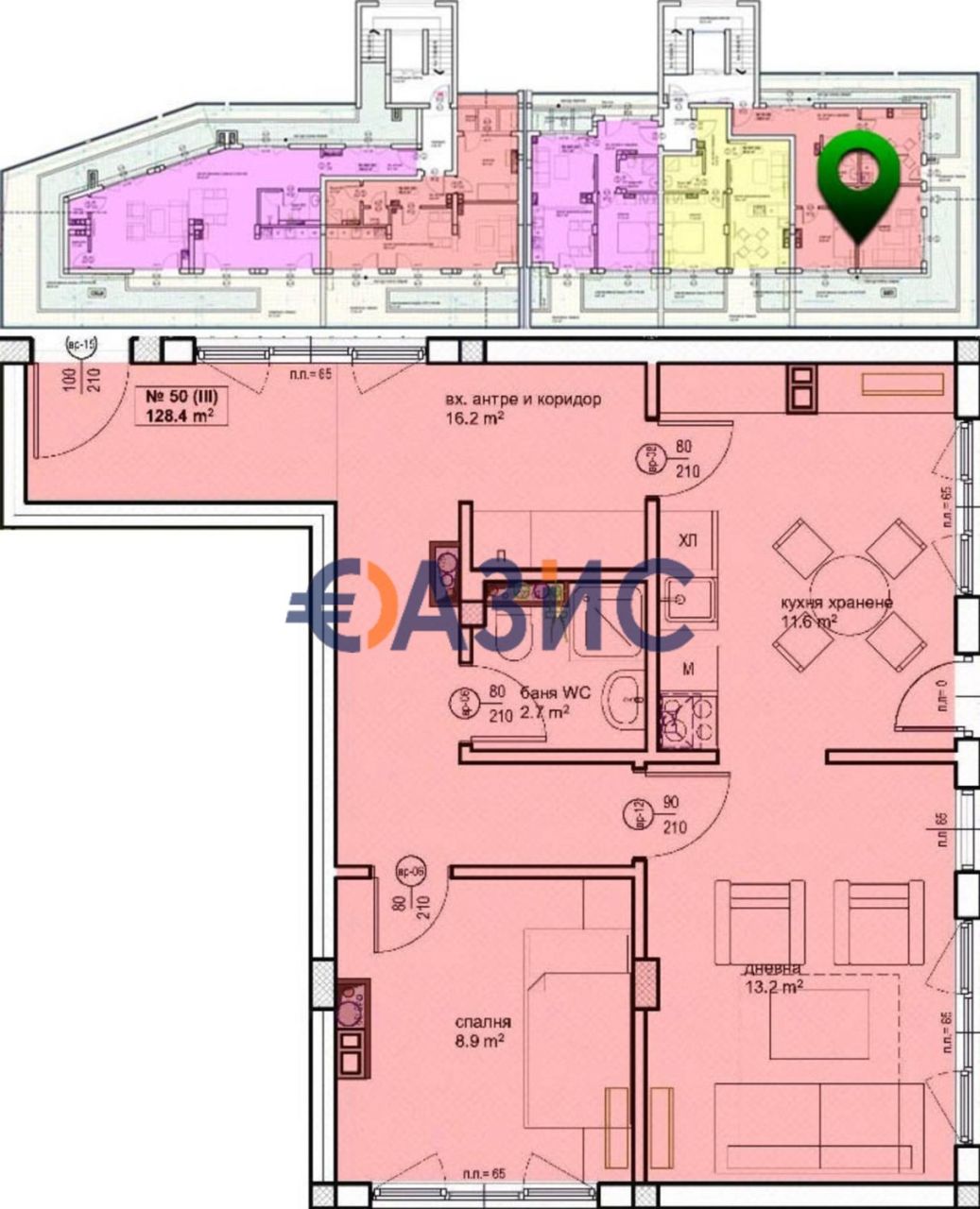 Апартаменты в Бургасе, Болгария, 154.1 м² - фото 5