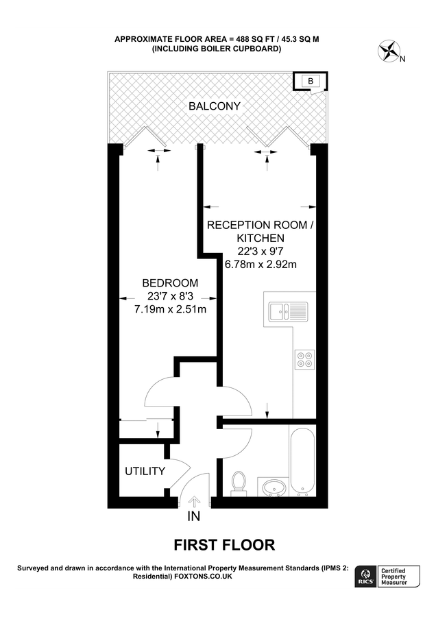 Квартира в Лондоне, Великобритания, 45 м² - фото 7