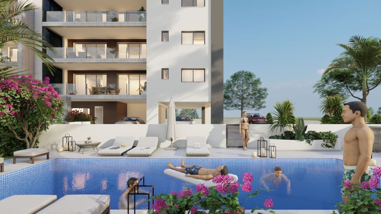 Апартаменты в Като-Полемидии, Кипр, 103 м² - фото 16