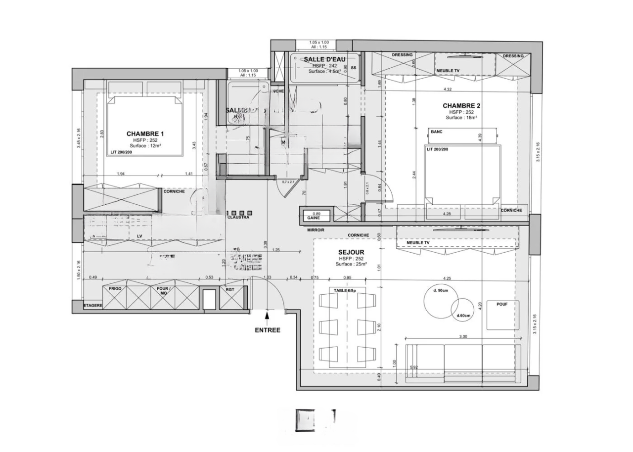 Квартира в Каннах, Франция, 85 м² - фото 8