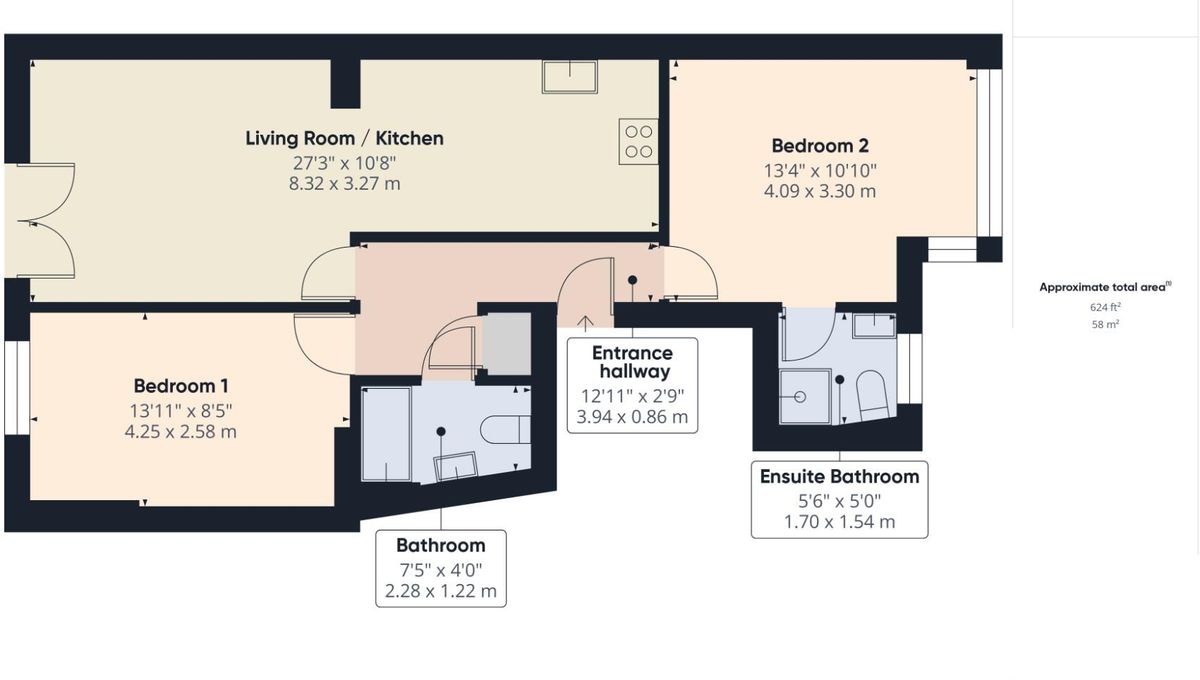 Квартира в Лондоне, Великобритания, 58 м² - фото 8