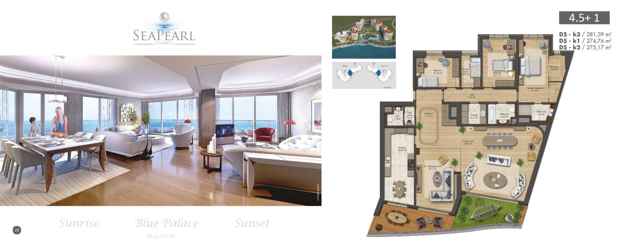 Апартаменты в Стамбуле, Турция, 88 м² - фото 9