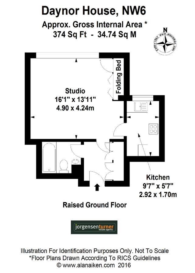 Квартира в Лондоне, Великобритания, 35 м² - фото 11