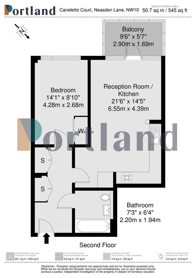 Квартира в Лондоне, Великобритания, 51 м² - фото 11