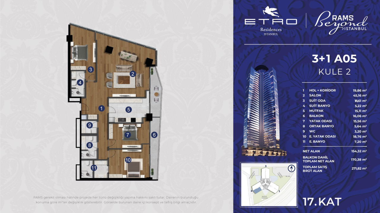 Апартаменты в Стамбуле, Турция, 100 м² - фото 10