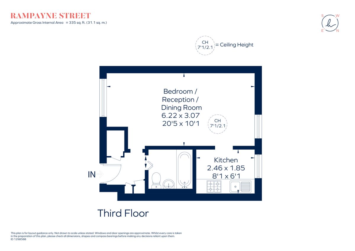 Квартира в Лондоне, Великобритания, 31 м² - фото 12
