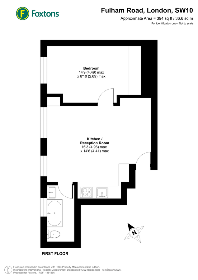 Квартира в Лондоне, Великобритания, 37 м² - фото 12