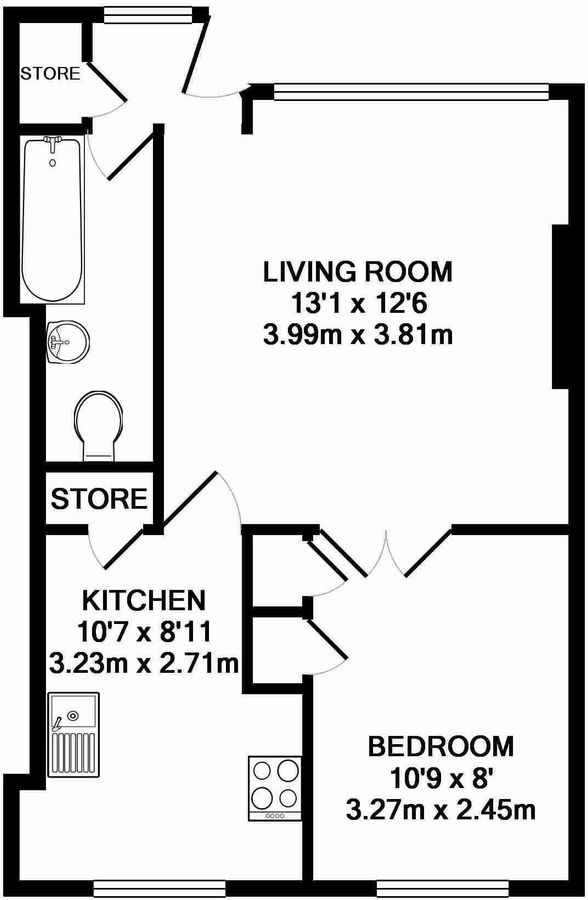 Квартира в Лондоне, Великобритания, 34 м² - фото 14