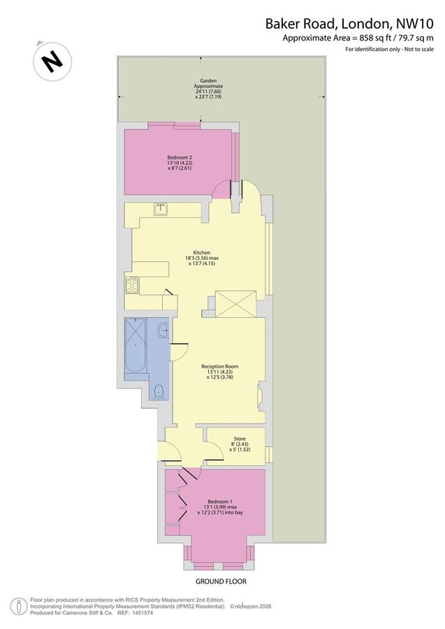 Квартира в Лондоне, Великобритания, 80 м² - фото 16