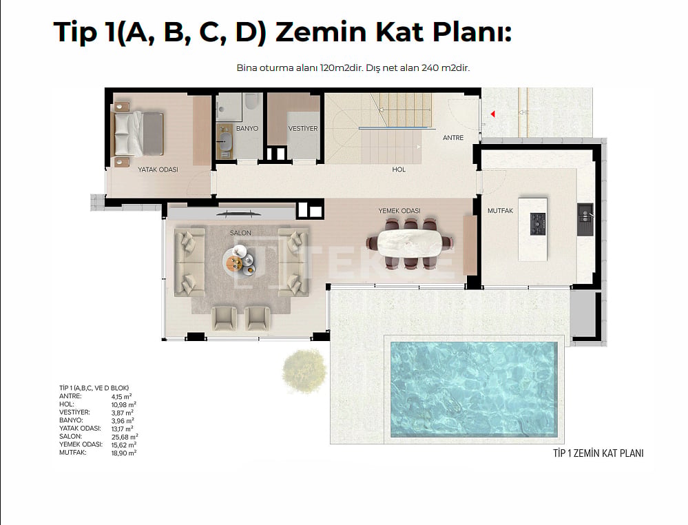 Вилла Нилюфер, Турция, 240 м² - фото 9