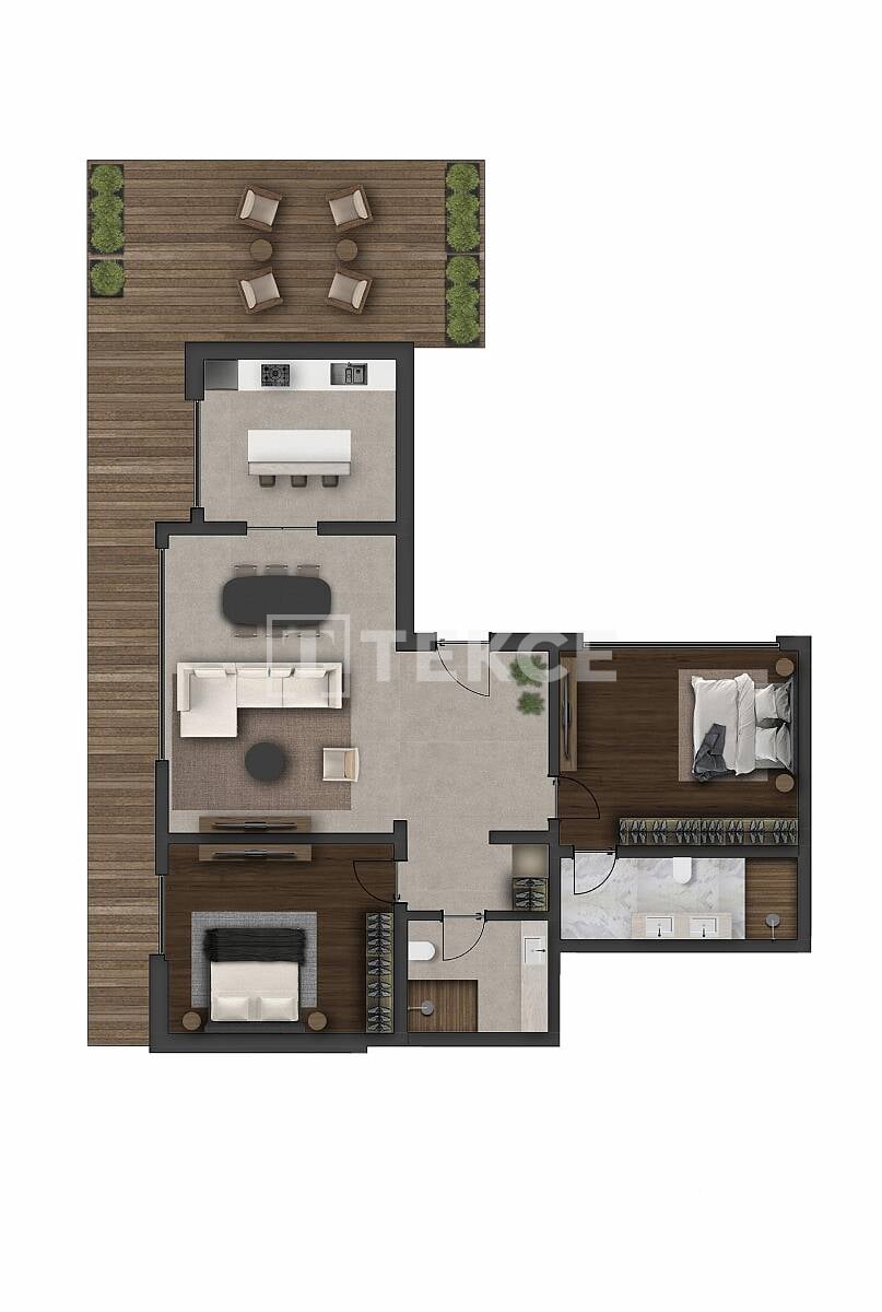 Апартаменты в Бодруме, Турция, 302 м² - фото 10
