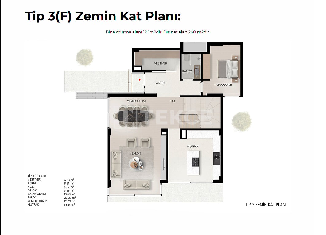 Вилла Нилюфер, Турция, 240 м² - фото 13