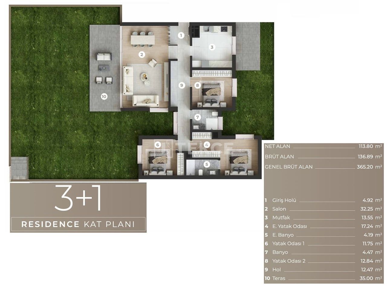 Апартаменты в Чешме, Турция, 137 м² - фото 18