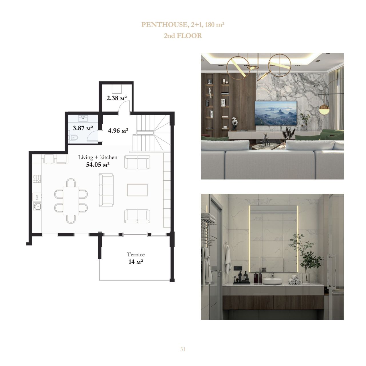 Апартаменты в Алании, Турция, 180 м² - фото 6