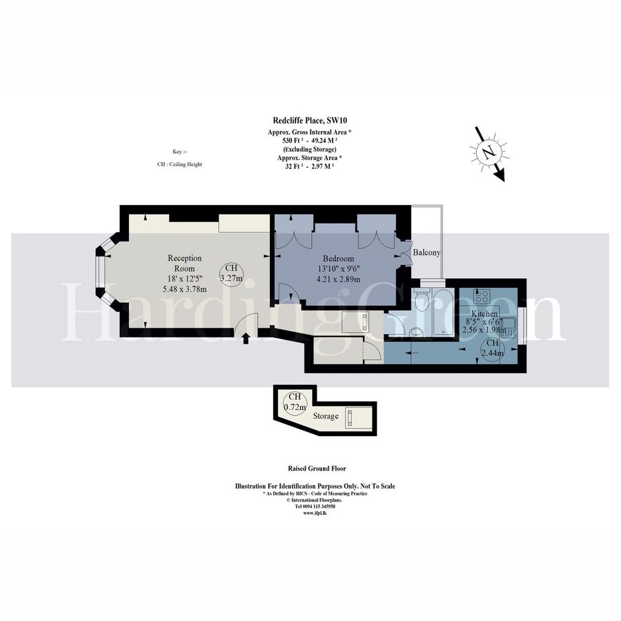 Квартира в Лондоне, Великобритания, 49 м² - фото 9